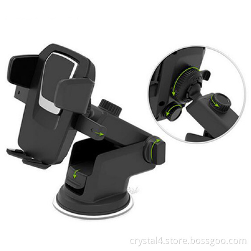 Long arm universal  retractable car windshield phone holder